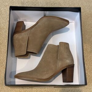 Dolce Vita Taupe Ankle Booties